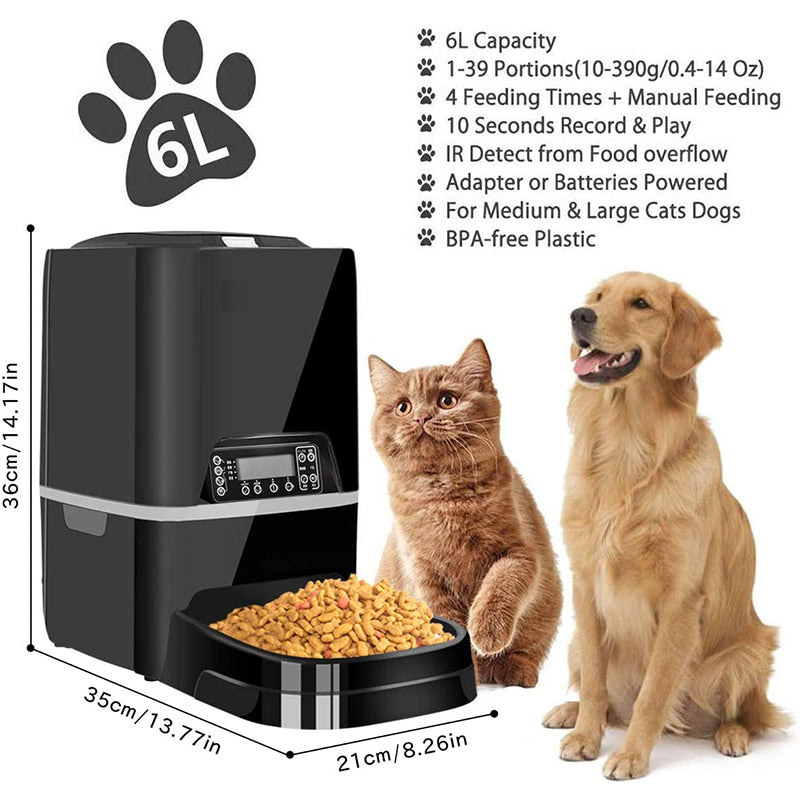 Automatic Pet Feeder 6L