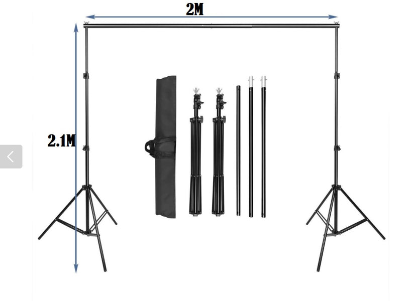 Photography Studio Set Backdrop Stand Kit