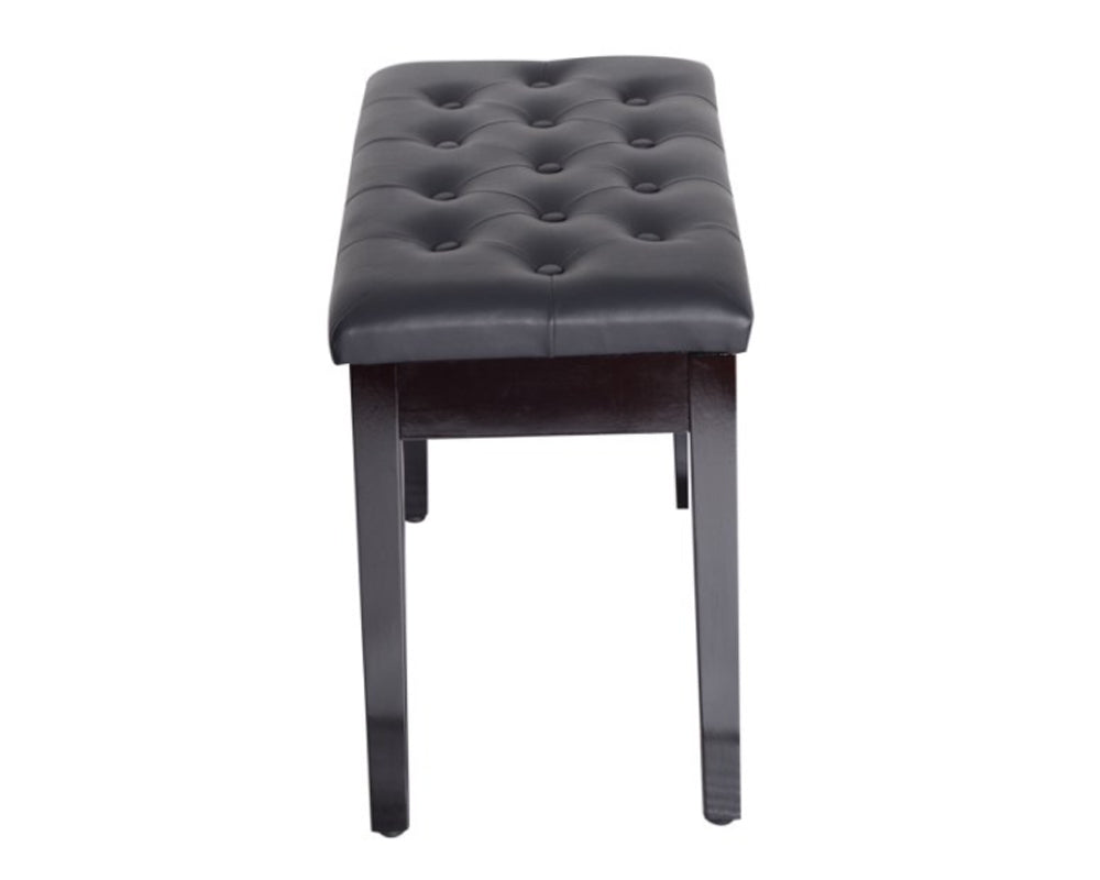 Top view of piano stool seat with foam padding