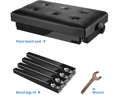 Piano stool placed beside a piano in a New Zealand home