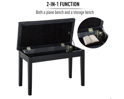 Traditional style piano stool suitable for NZ homes