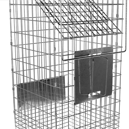 Possum trap large animal trap with secure locking mechanism visible