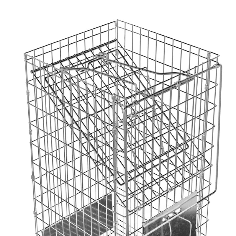 Possum trap large animal trap capturing a small rabbit safely