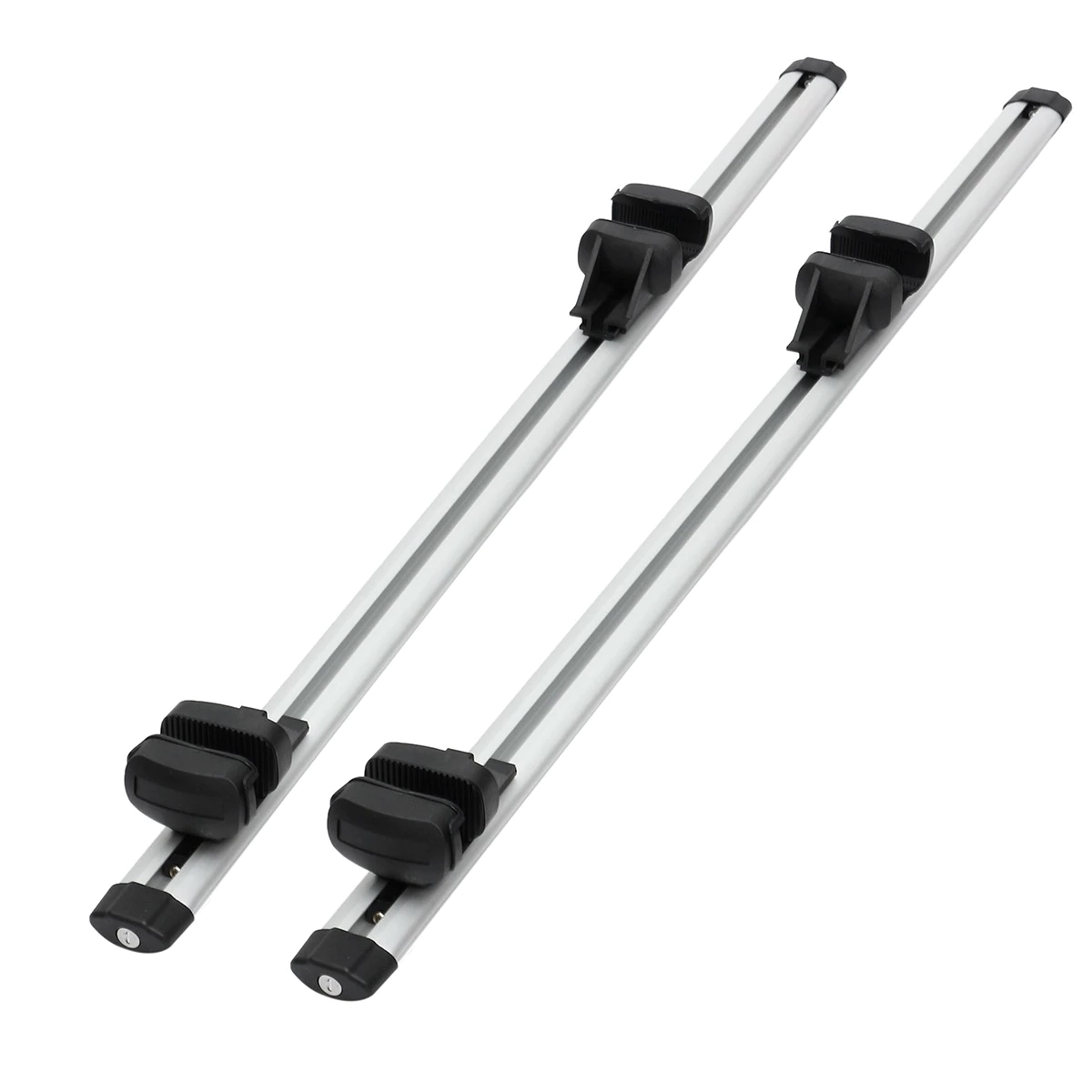 Universal roof rack showing T-slot channel for easy installation