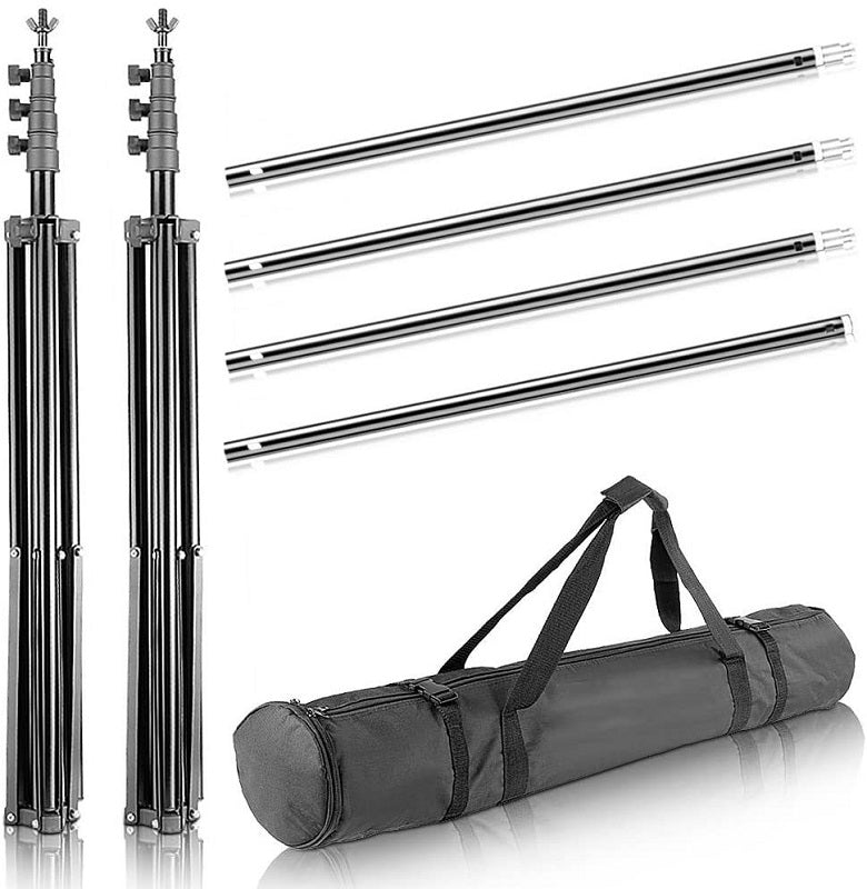 Photography lighting kit arranged for portrait shoot