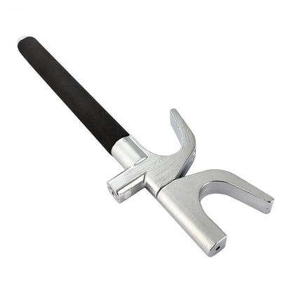 Side view of the stainless steel anti-theft steering lock