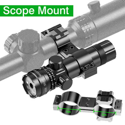 Laser tube diameter detail on Green Laser Sight