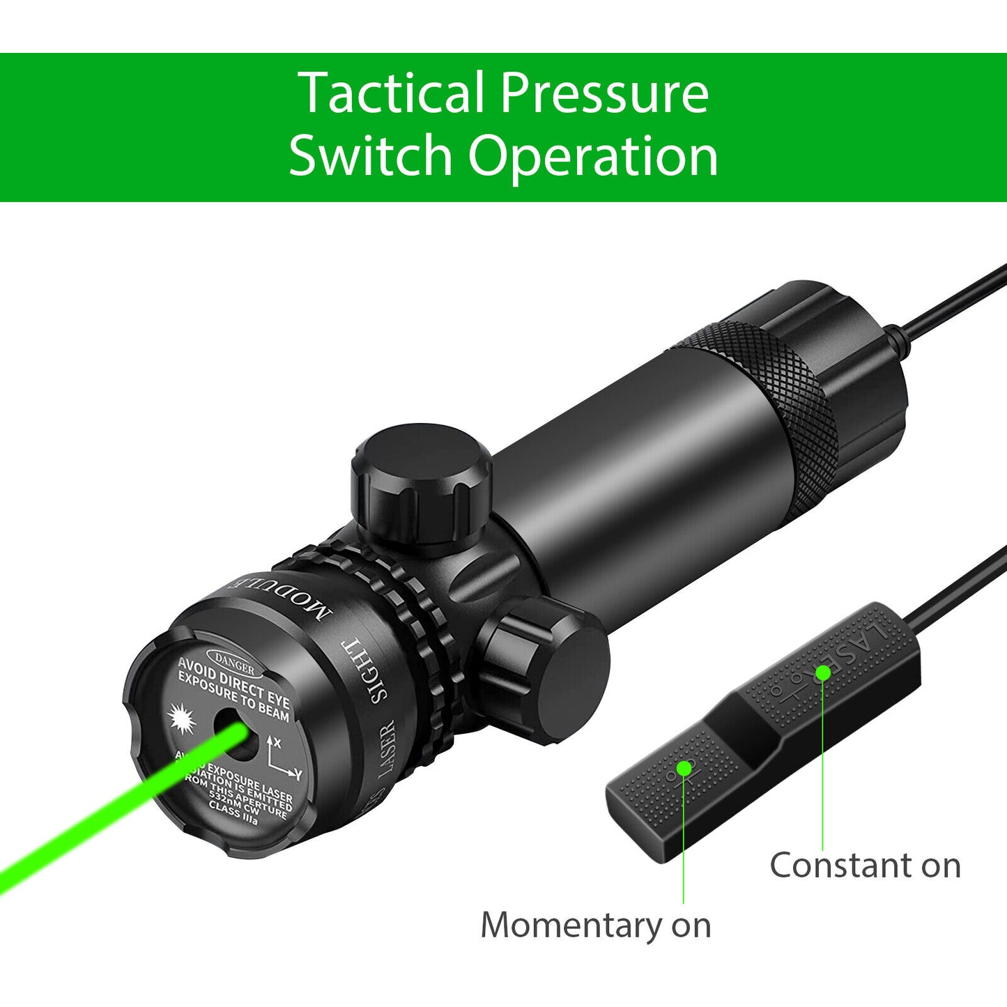 Green Laser Sight in low light outdoor setting