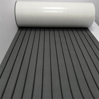 Brushed and grooved surface of marine carpet boat flooring