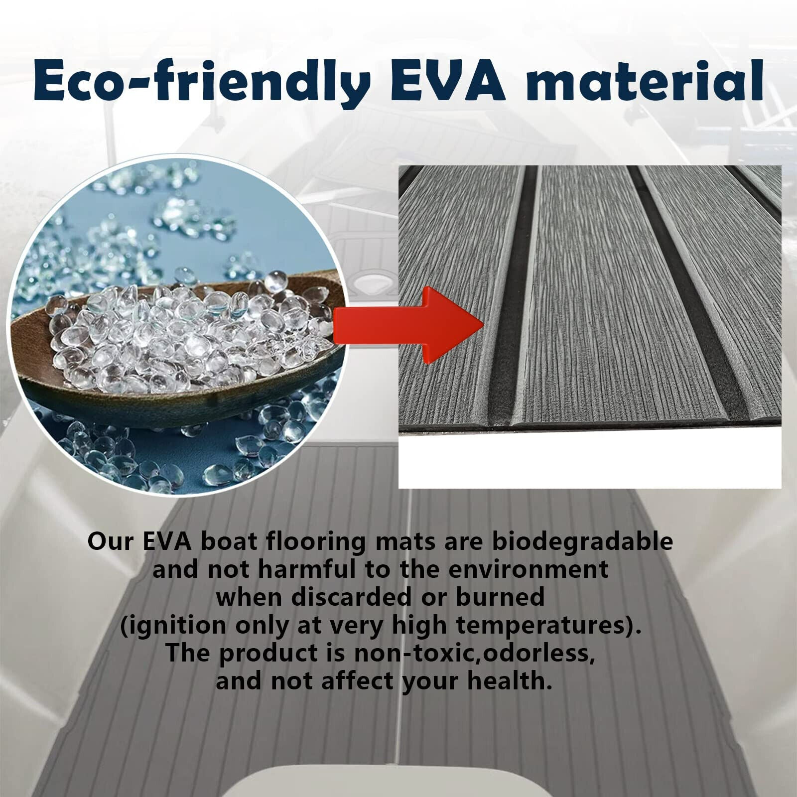 Marine carpet boat flooring mat cut to fit helm area