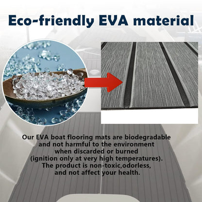 Marine carpet boat flooring mat cut to fit helm area