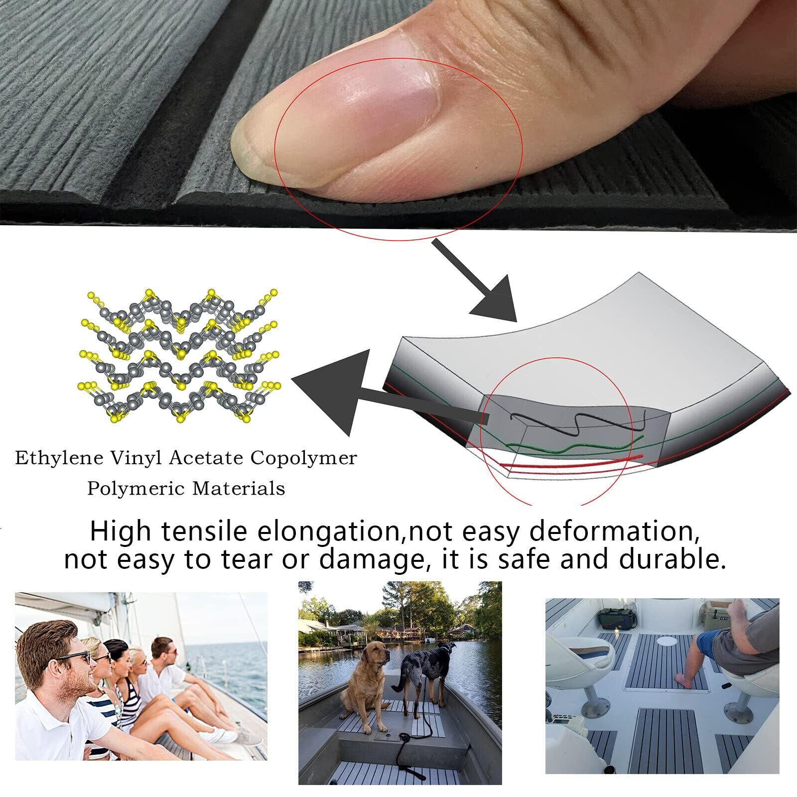 Marine carpet boat flooring mat cut to fit helm area
