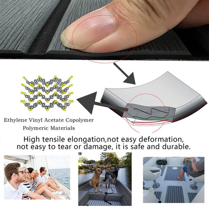 Marine carpet boat flooring mat cut to fit helm area