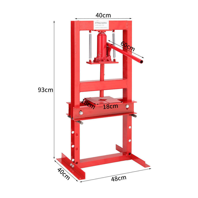 Hydraulic Workshop Press 6 Ton