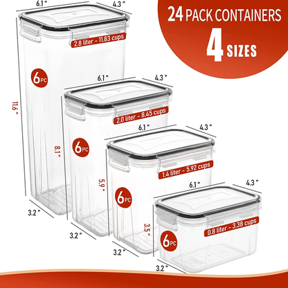 Food Storage Container Kitchen and Pantry Containers