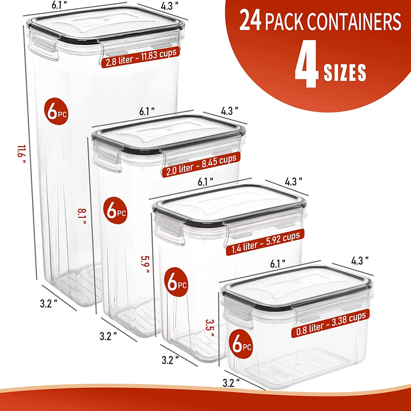 Food Storage Container Kitchen and Pantry Containers