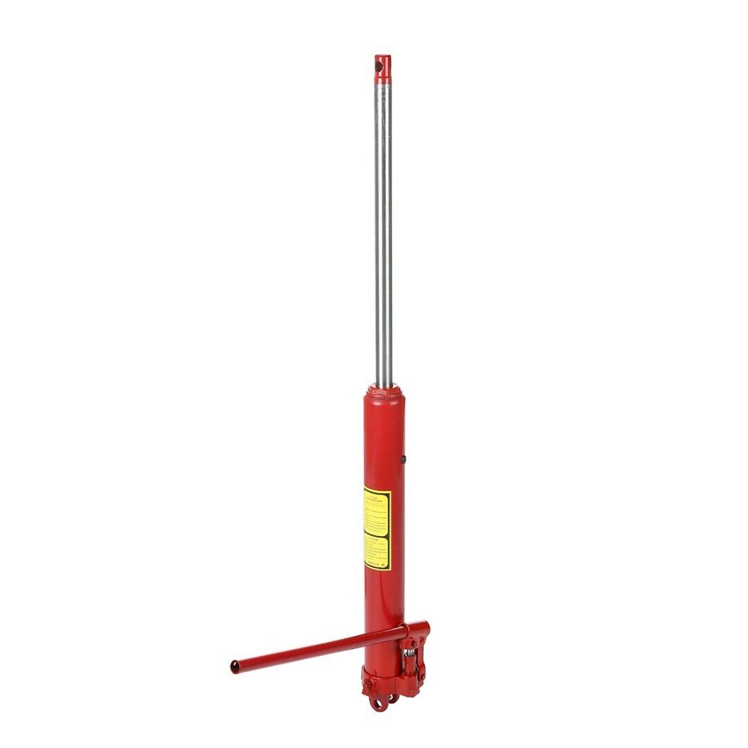 8T long ram jack fully compressed showing mounting holes