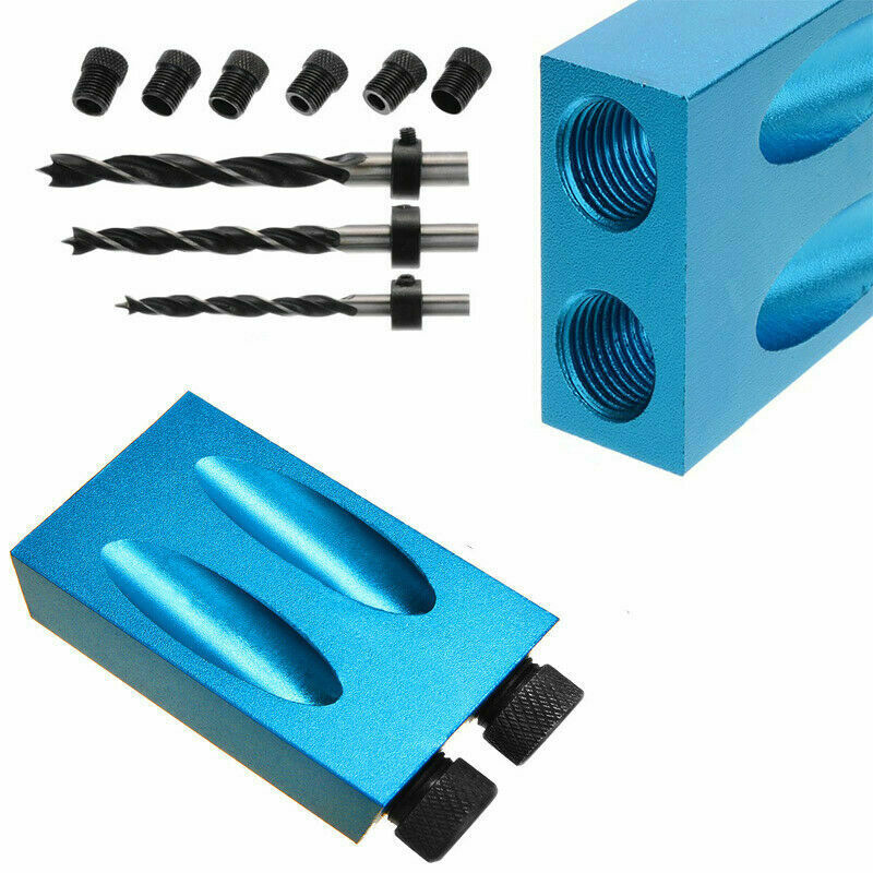 Pocket Hole Jig Kit Dowel Drill Joinery Screw Kit