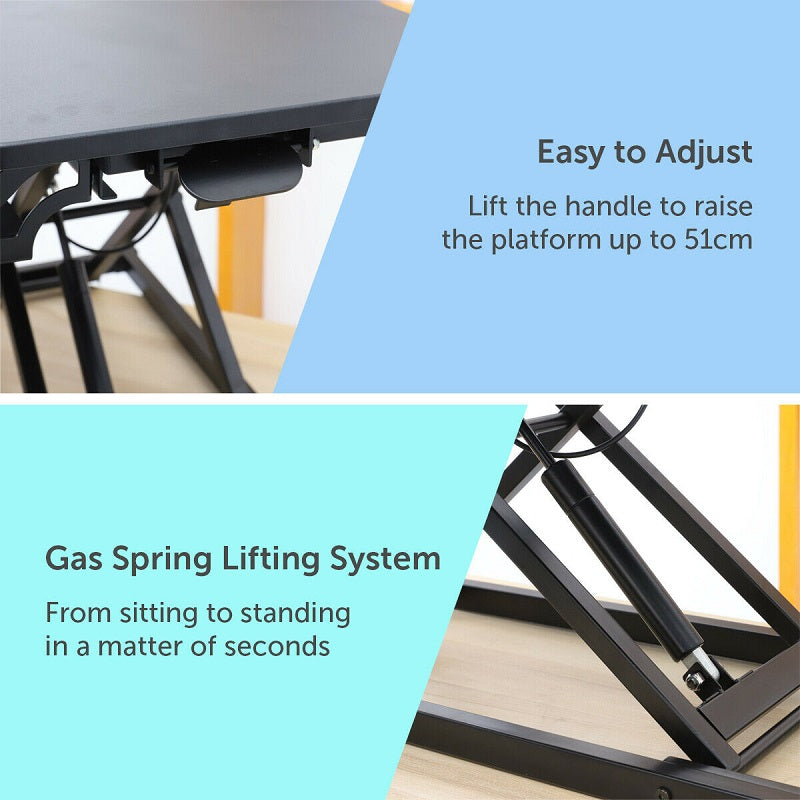 Height Adjustable Computer Desk Table