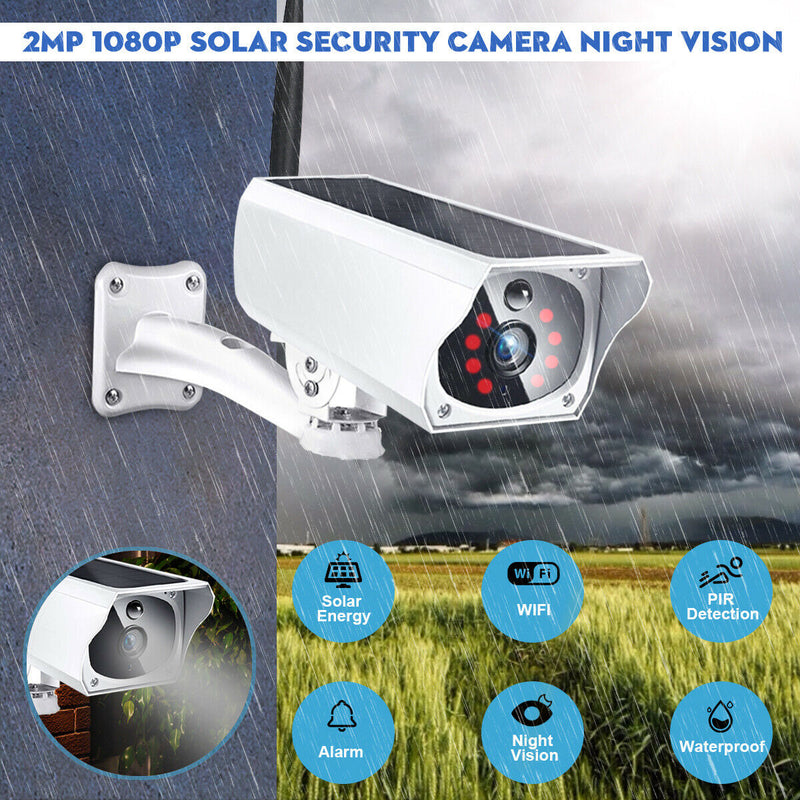 Wireless Security Camera System 100% Wire Free 4G Solar Camera