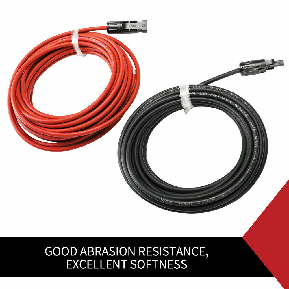 Flexible solar cable with copper core for efficient power