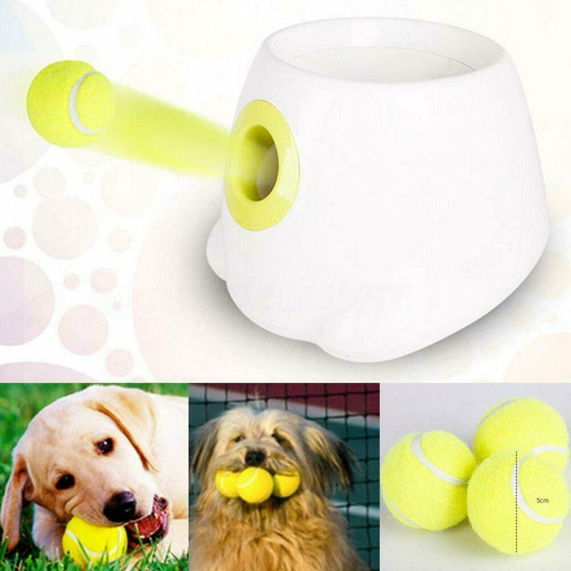 Creative Dog Pet Toys Tennis Launcher Ball Thrower