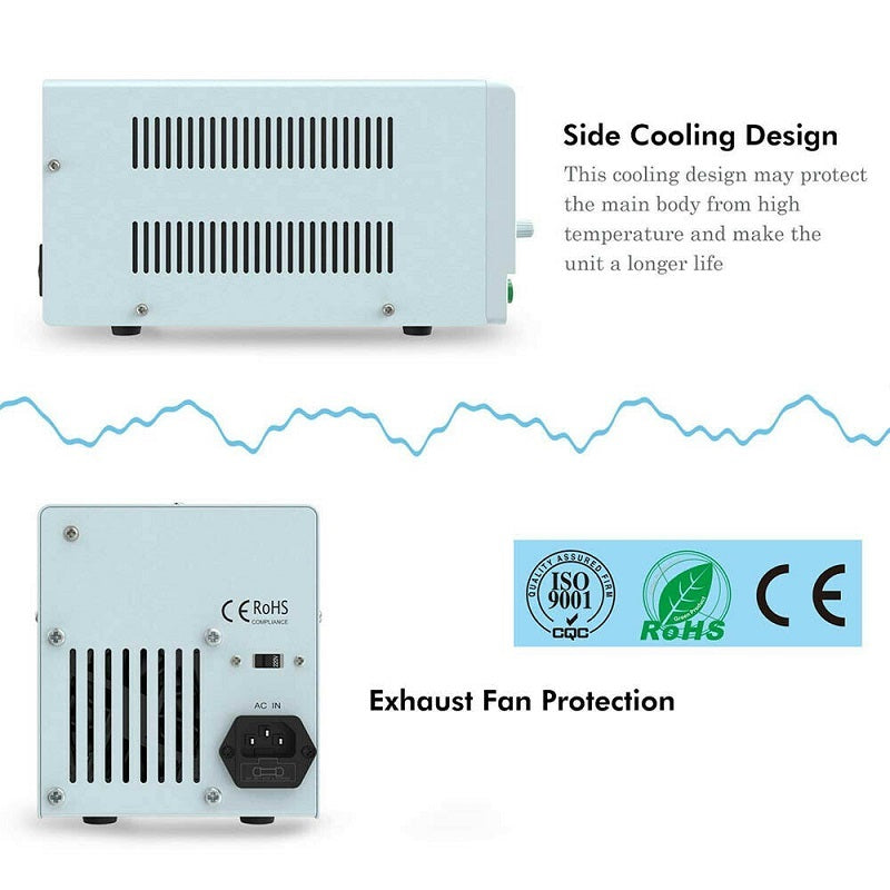 30V 10A DC Power Supply Precision Variable Digital Adjustable Lab Grade