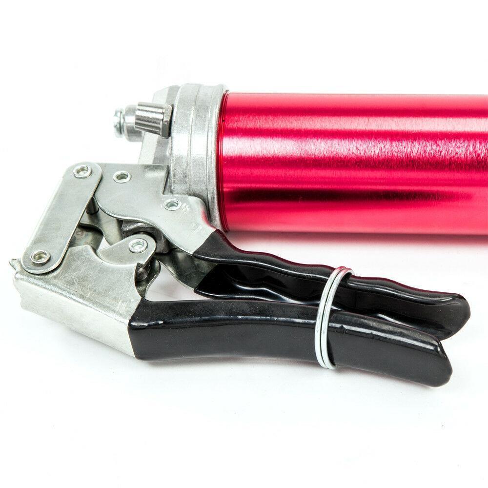 Side view of grease dispenser with cartridge loading system