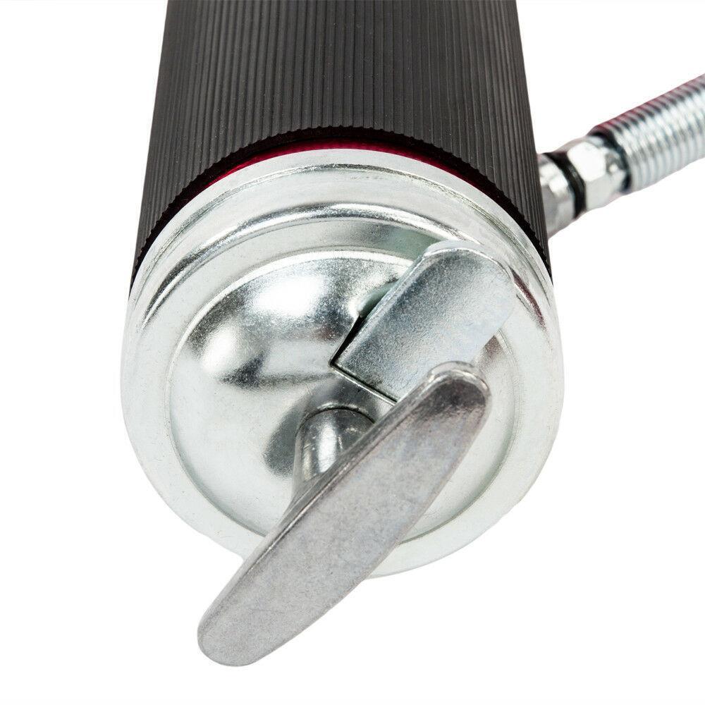 Grease dispenser in use for vehicle maintenance lubrication