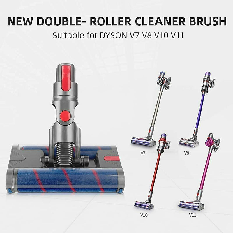 Replacement Dysons V7 V8 V10 V11 Vacuum Cleaners Brush Head Double Roller