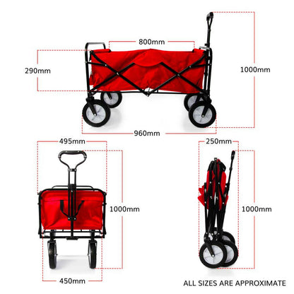 camping trolley, garden trolley, trolley cart