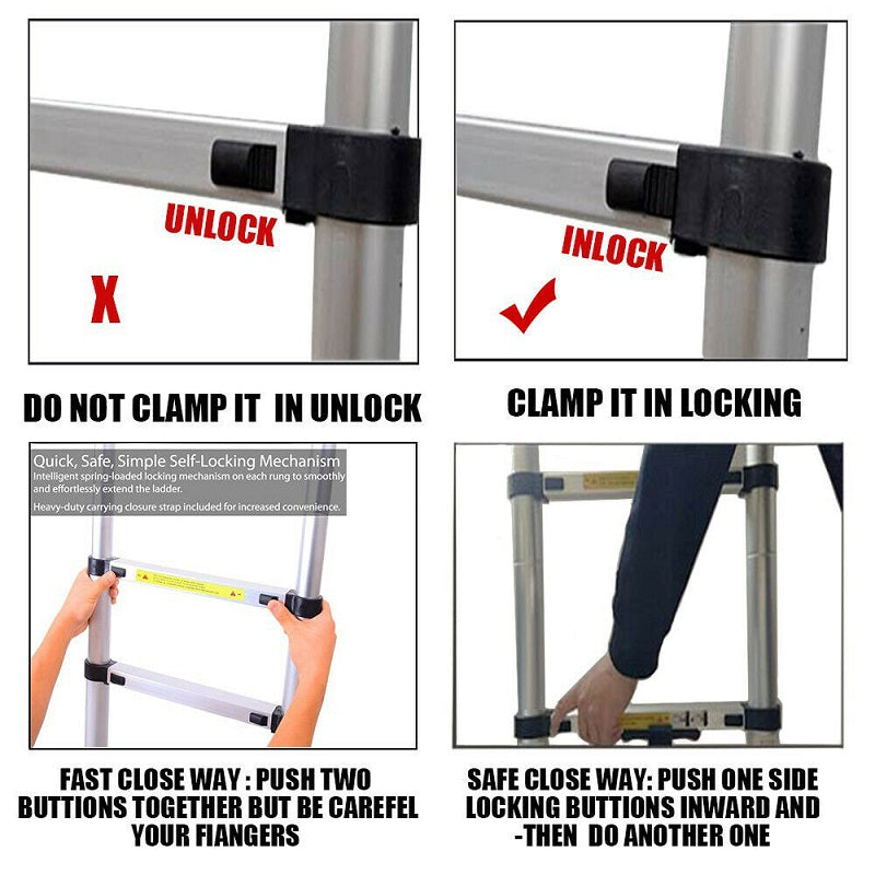 Telescopic ladder Extension ladder