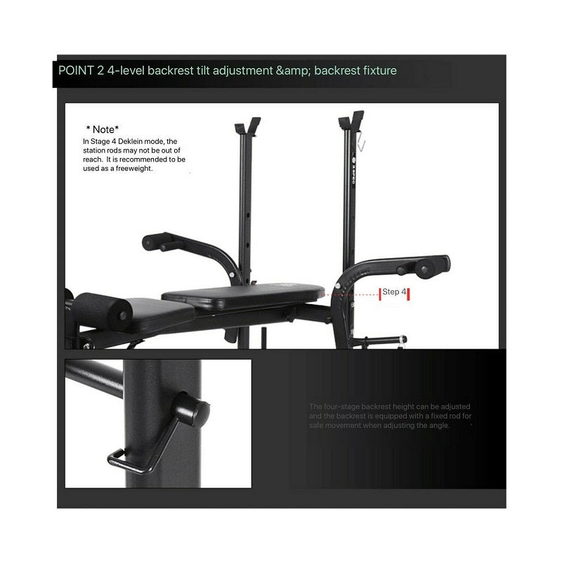 Adjustable FID Sit Up & Weight Bench Multifunction