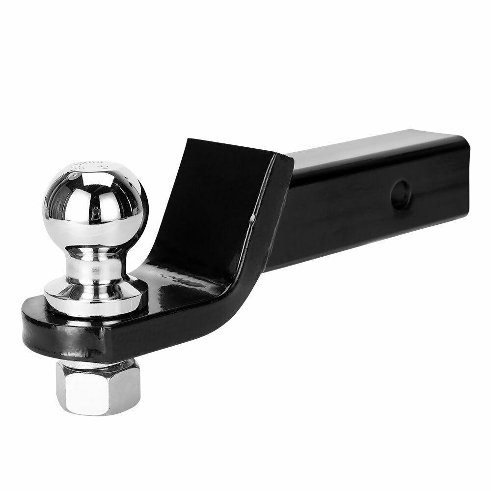 Trailer tow bar with heavy duty chrome tow ball and spring washer