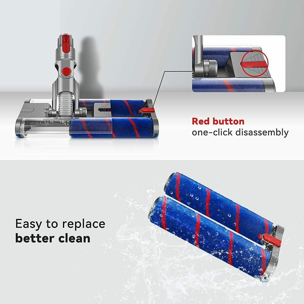 Soft Roller Cleaner Head for Dyson Cordless Stick Vacuum Cleaner V7 V8 V10 V11