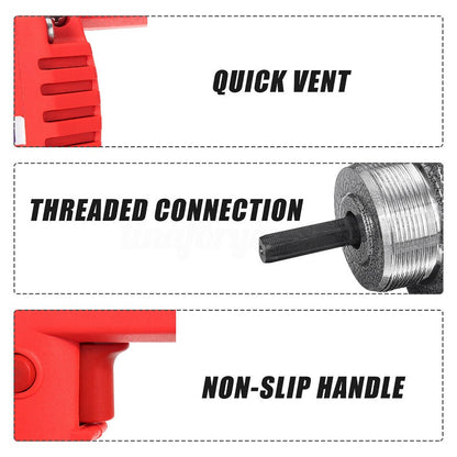 Flexible hose detail on electric concrete cement mixer