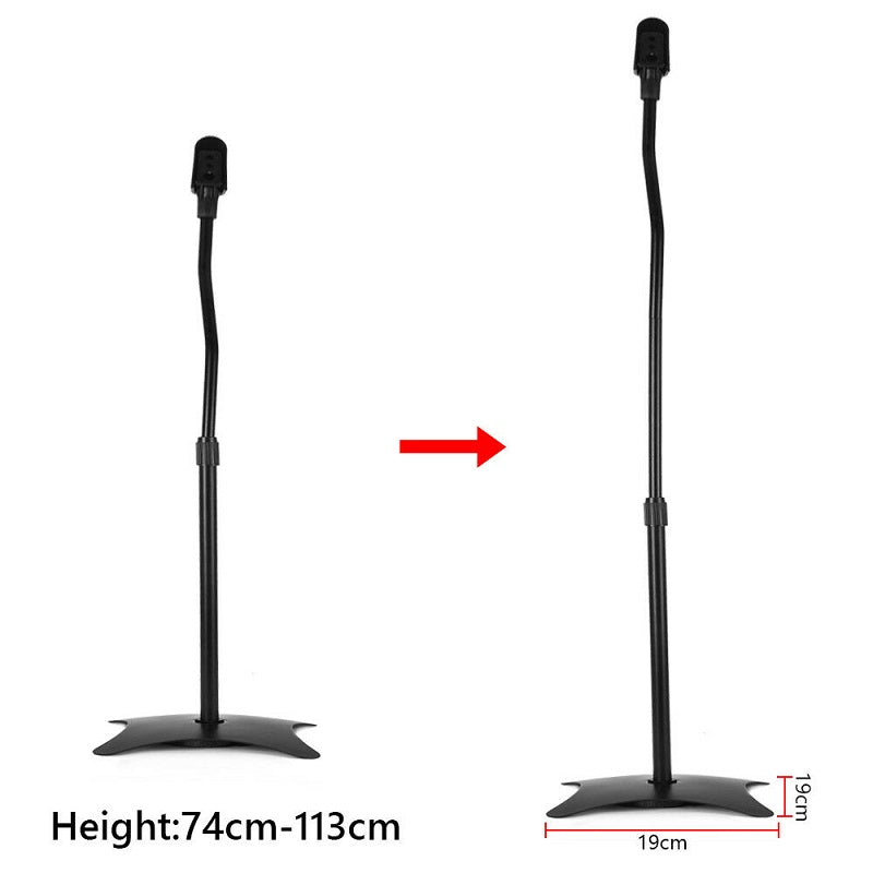 Speaker stand showing sturdy construction and design