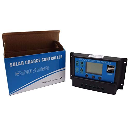 50A solar charge controller showing 12V 24V auto voltage feature