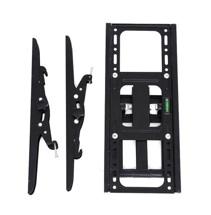 Top view of TV wall bracket showing mounting holes