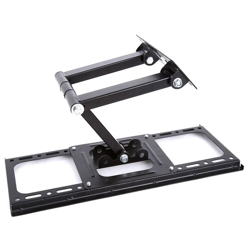 TV wall bracket with dual arms extended fully