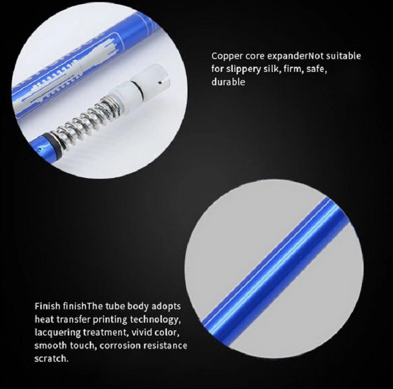 Trekking poles pair with moisture absorbing foam handles in silver