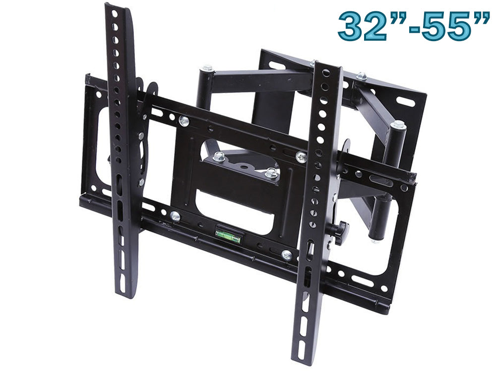 TV wall bracket 32-55 inch showing VESA mount holes and screws