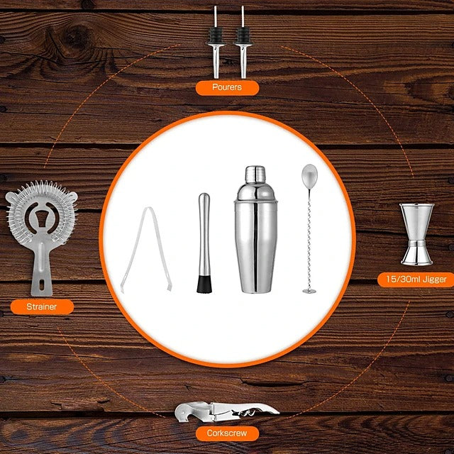 Premium Cocktail Shaker Set Bartender Kit