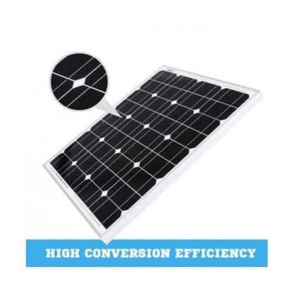 Solar Panel 60W for motorhome installed on a motorhome roof
