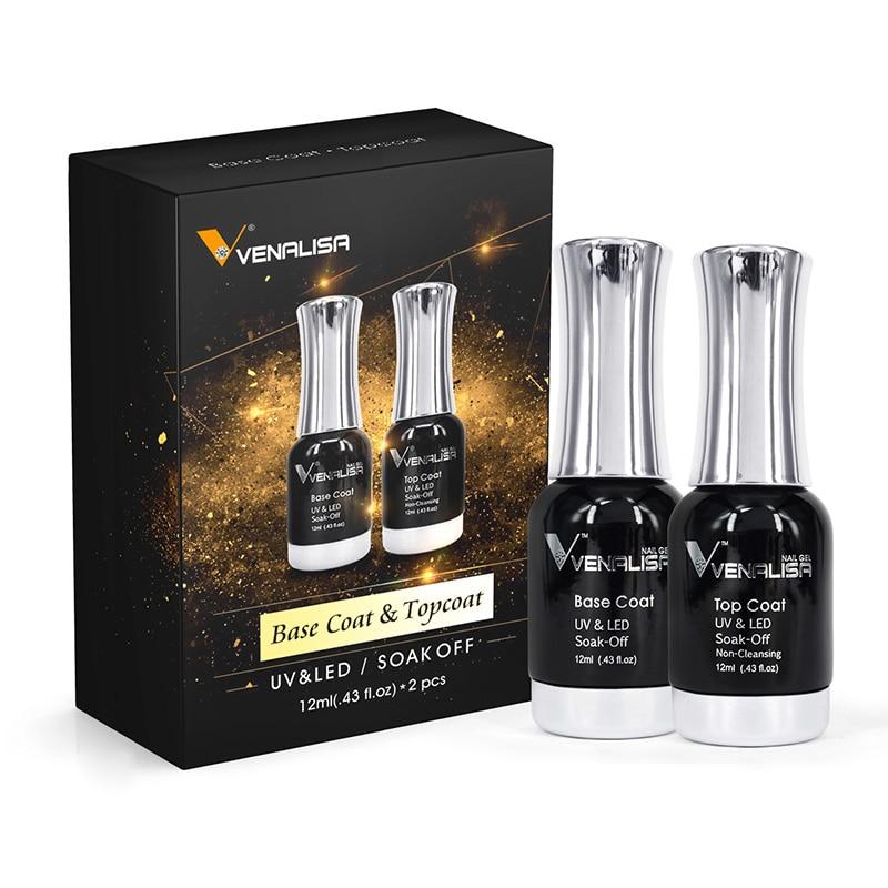 Venalisa 12ml Base Coat and Top Coat Set