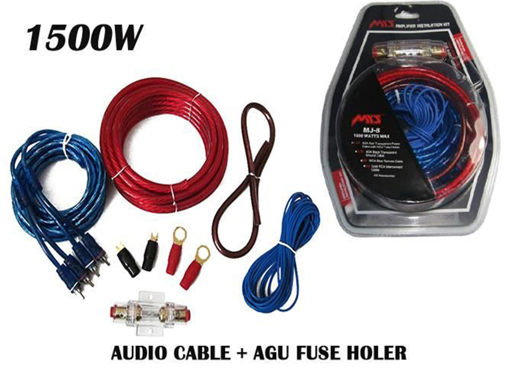 Black earth wire included in amplifier wiring kit