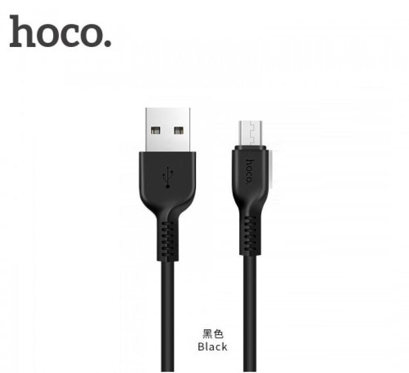 HOCO Flash Micro Charging Cable Black 3 Meter